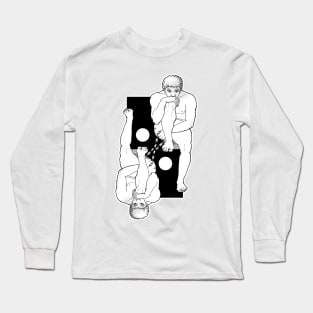 Someone with serious thoughts Long Sleeve T-Shirt